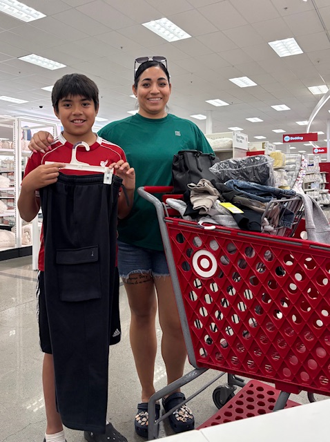 Maria Zamano - Yoram Lopez Shopping at Target