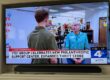 President Sue Boon talks to reporter